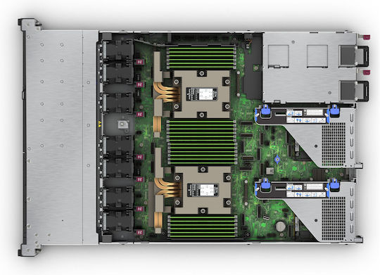 ProLiant DL365 Gen11 (EPYC 9224/64GB DDR5/480GB SSD + 480GB SSD/2x1000W/No OS)