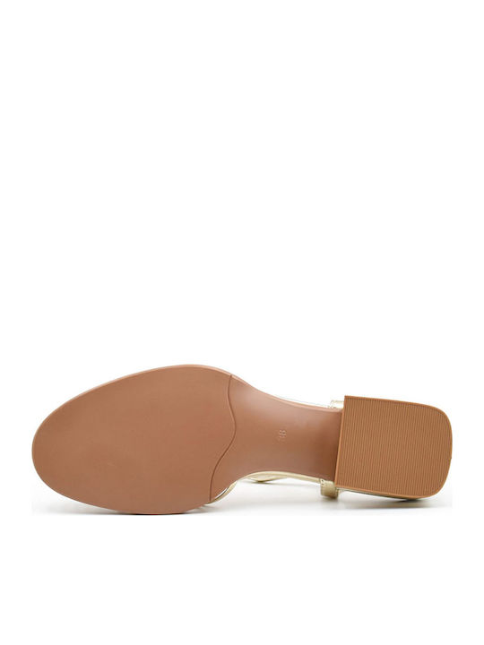 Women's Flat Sandals Gold