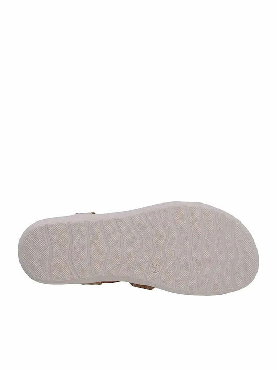 Flache Damen Sandalen Braun Anatomisch