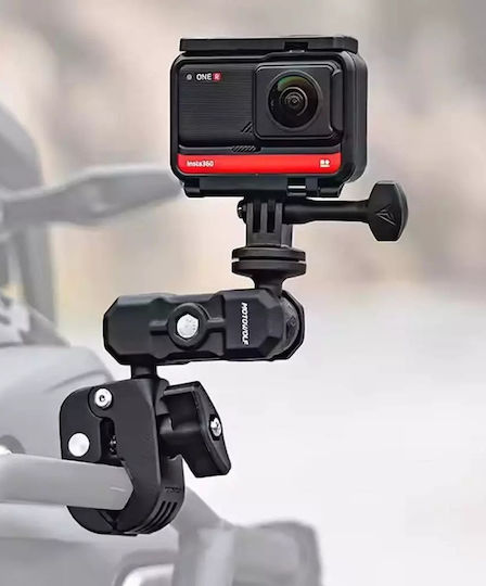 Motowolf Mdl3532 Βάση Καθρέπτη Action Camera Μαύρο
