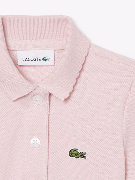 Kids Polo Short-sleeved Light Pink