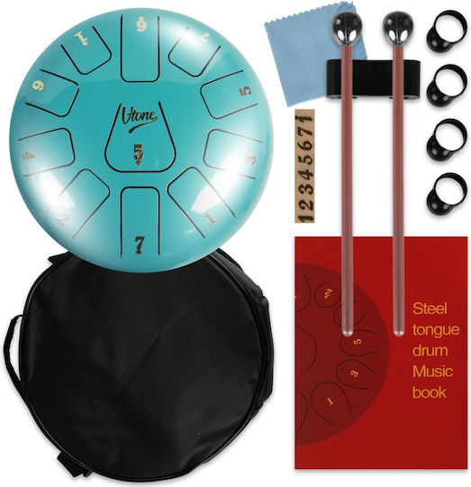 V-tone Steel Tongue Ethnic Drum 11 Notes 20.32cm