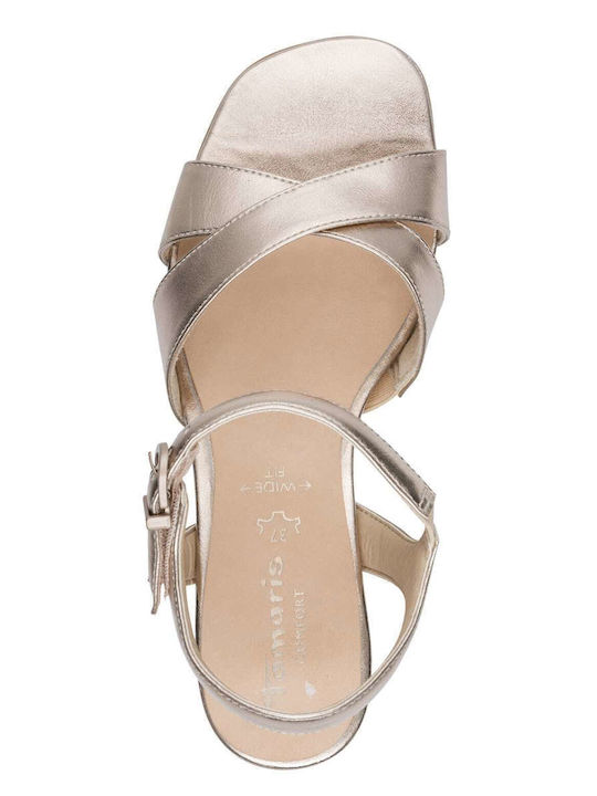 Leather Sandals Gold