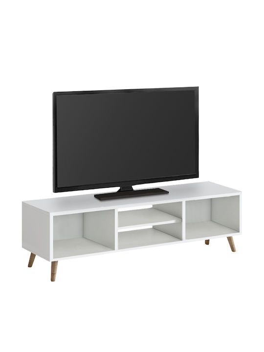 TV Stand Loren White L120xD30xH40cm