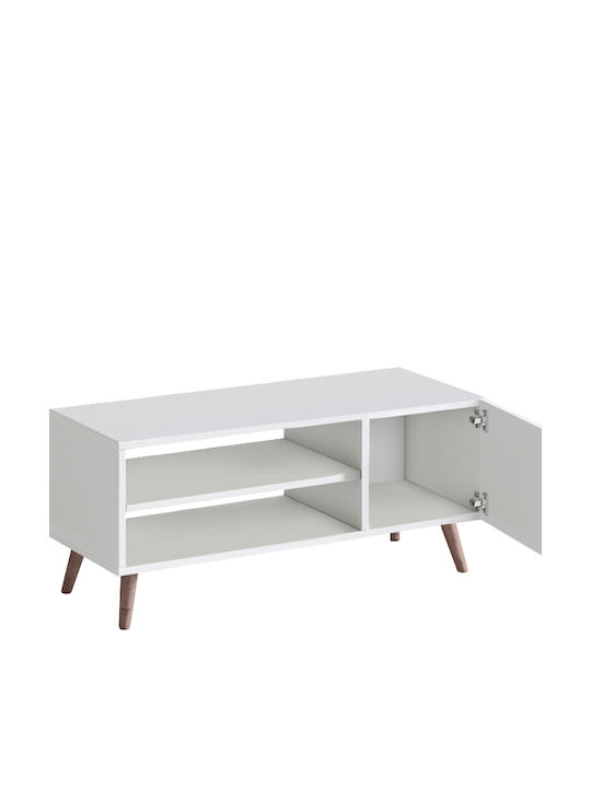Έπιπλο Τηλεόρασης Parma Λευκό Μ90xΠ30xΥ40cm