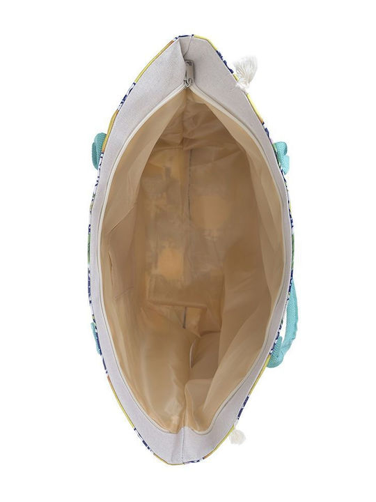 Ble Resort Collection Fabric Blue Beach Bag