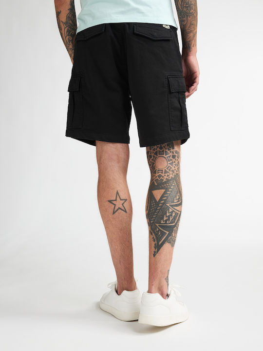Men's Cargo Bermuda Shorts Black