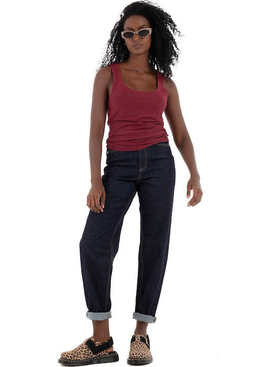 Women's Sleeveless Top Burgundy