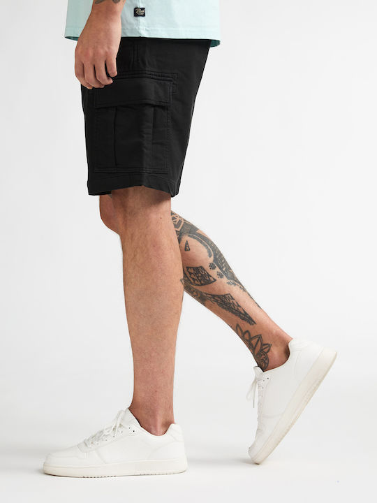 Men's Cargo Bermuda Shorts Black