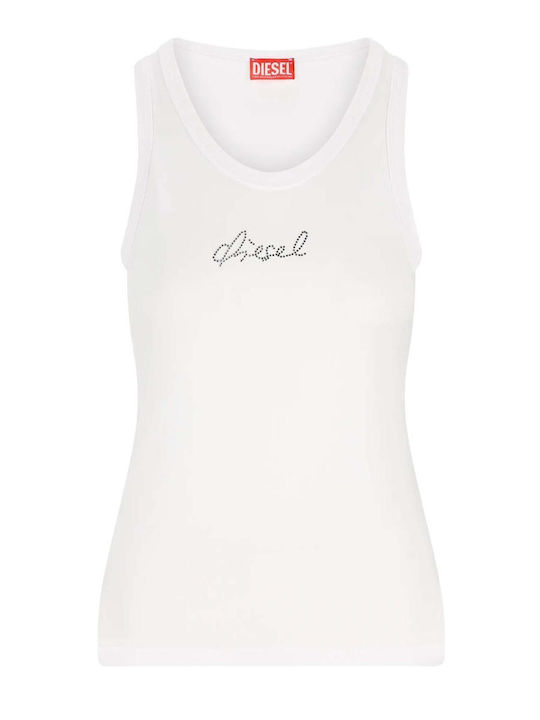 Women's Cotton Sleeveless White Blouse