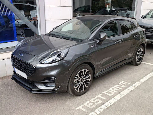 Motordrome Spoiler Auto Vorderseite Kompatibel mit Ford Puma ST-Linie 2019+