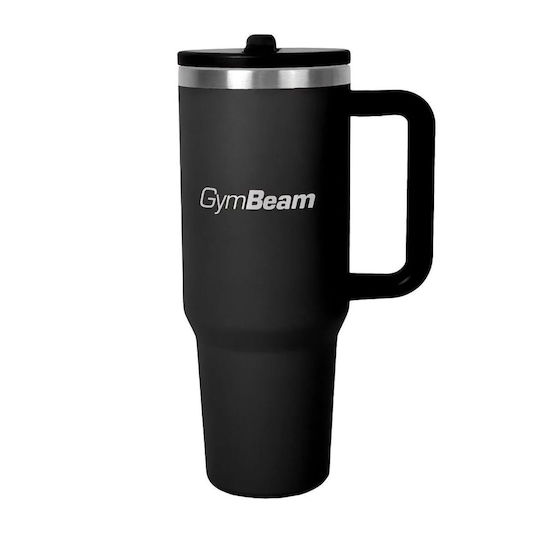 GymBeam Чаша Термос Неръждаема Стомана 1.2л Черен