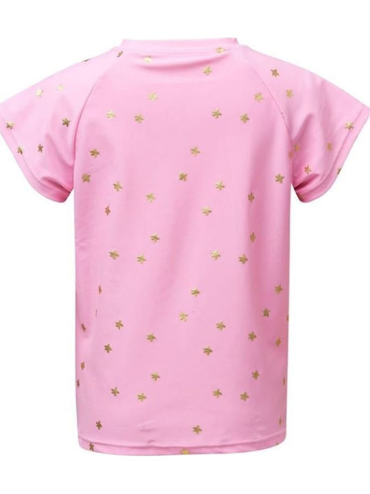 Star Παιδικό Μαγιό Μπλούζα Pink Gold Star