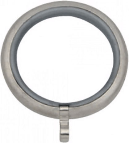 Import Hellas Metallisches Vorhangstangen Nr 7 Einzeln Durchmesser 25mm Länge 140cm Nickel Matt N7-3