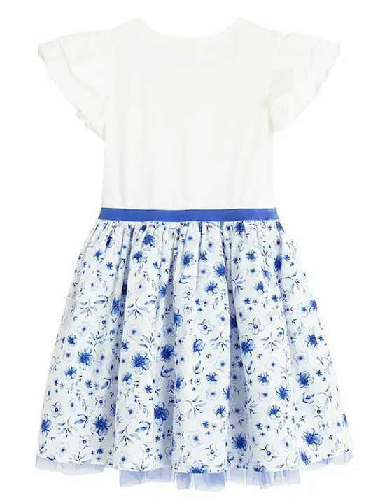 Girls Dress Short Sleeve Blue
