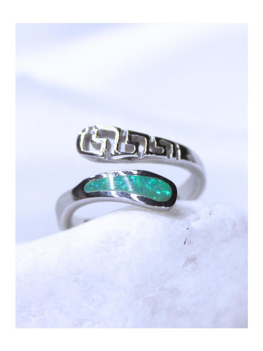 Women's Silver Ring with Stones