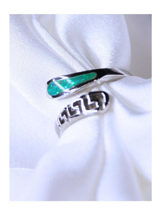 Women's Silver Ring with Stones