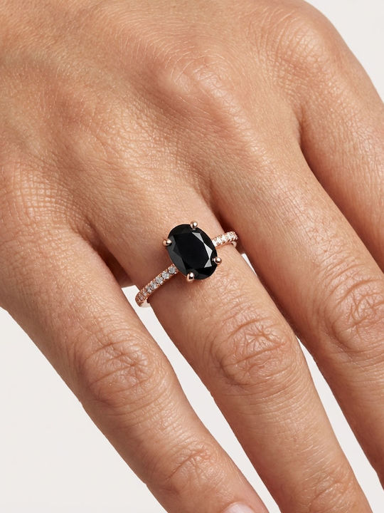 Damentringe mit Diamant aus Roségold 18K