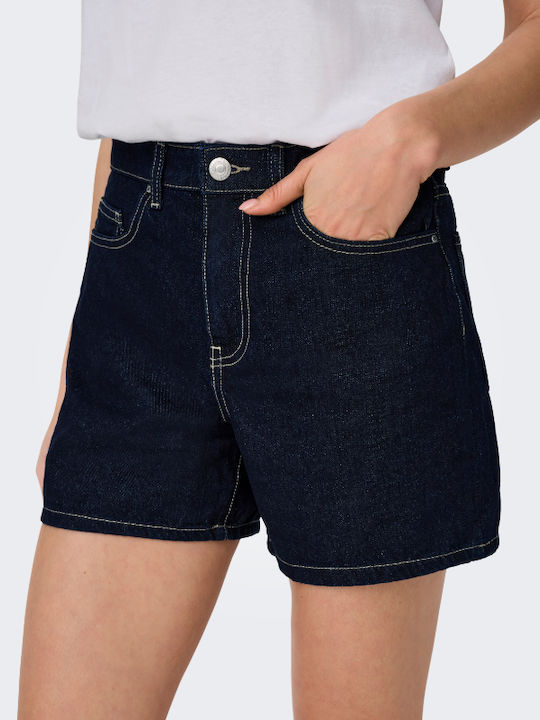 Pantaloni Scurți Denim Pentru Femei Albastru Marin