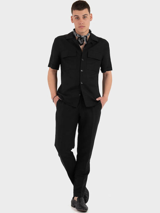 Trousers In Regular Fit Black