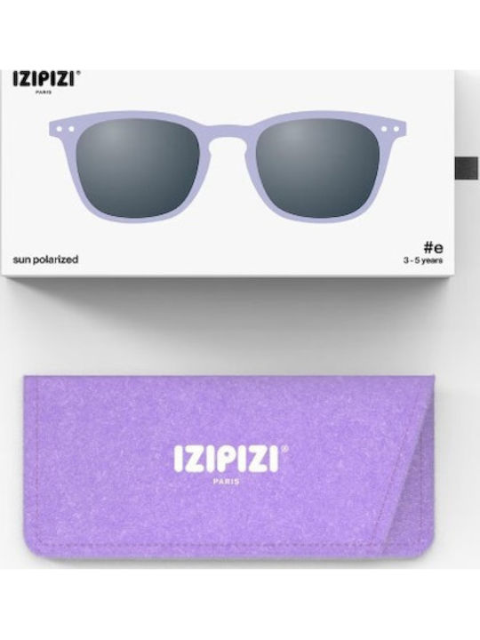 Izipizi Square Kids Sunglasses with Polarized Purple Lens for 5-7 Years