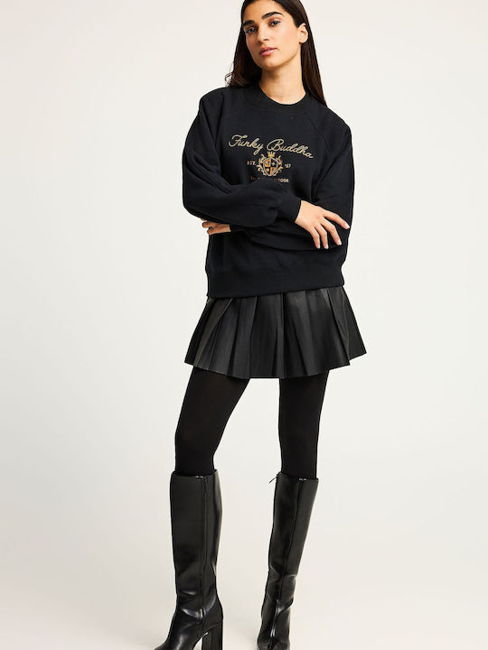 Women's Blouse Cotton Black