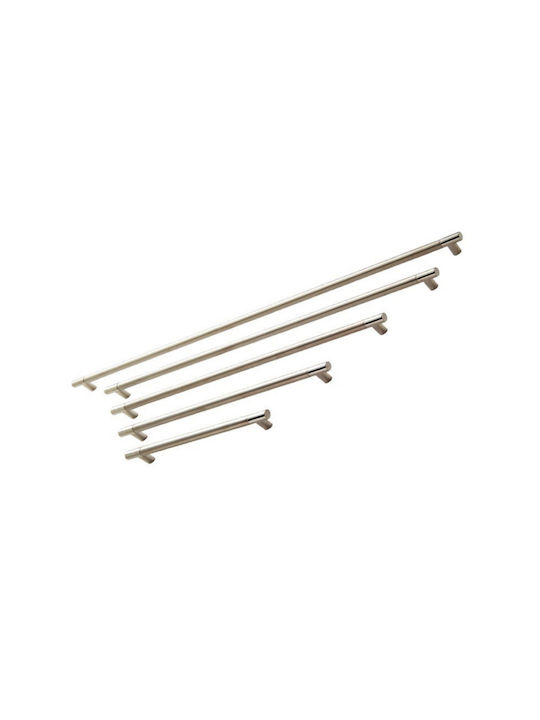 Viobrass Furniture Handle from Metal in Gold Colour Diameter 14mm Hole Centers 96mm 200-1