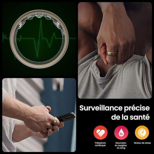Amazfit Helio Inel Inteligent 27.3mm Impermeabil Titanium