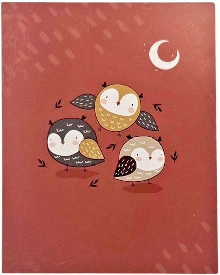 Greeting Card Owls 9x11 Cm