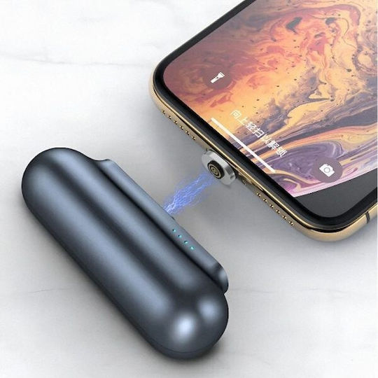 Andowl Mini 7019-3 Power Bank 5000mAh Μαύρο