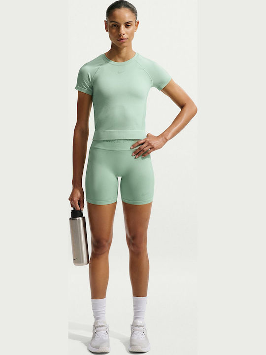 Dri-Fit Seamless Damen Sport-BH Türkis