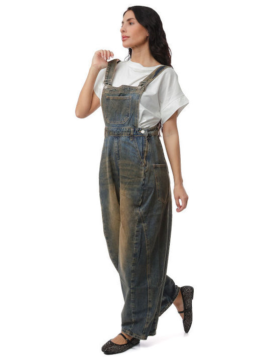 Women’s Denim Blue Dungarees