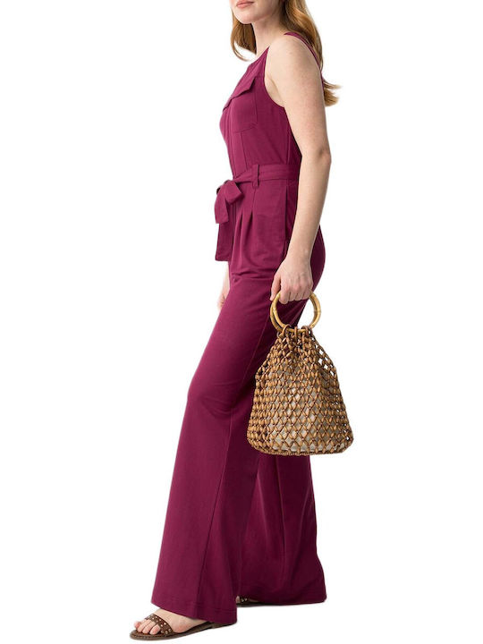 Tiffosi Damen Ärmellose Jumpsuit Fuchsia Tiffosi Damen Ärmellose Jumpsuit Fuchsia