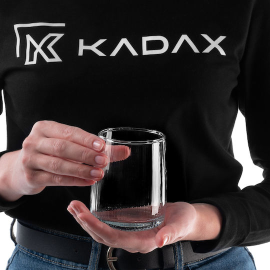 Kadax Set Pahare Apă Bere Cocktail Sticlă Portocalii 310ml 8 Bucăți
