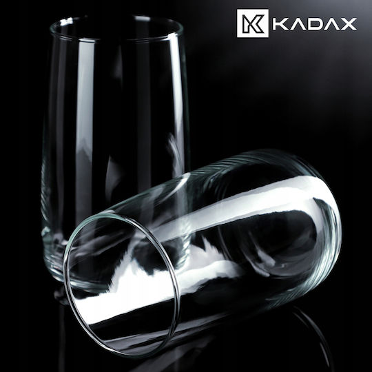 Kadax Комплект Стъклени Чаши За Вода 480мл 8 Брой