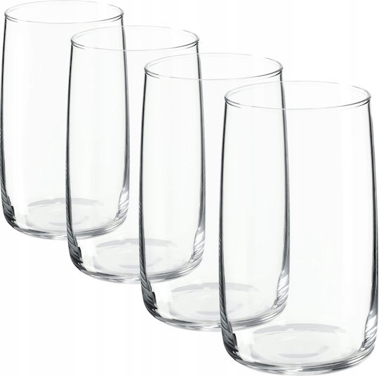 Kadax Set Pahare Pentru Apă Din Sticlă 480ml 4 Bucăți