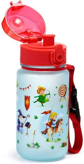 Eco-Friendly Shatterproof Kids Water Bottle Puckator Knights & Dragons Pop Top 350ml