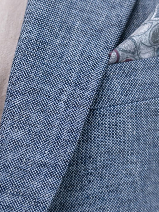 Summer Men's Suit Blue