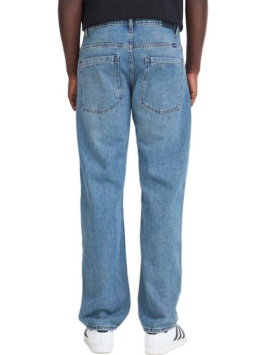 Blend Men's Jeans Pants with Loose Straight Fit Blue