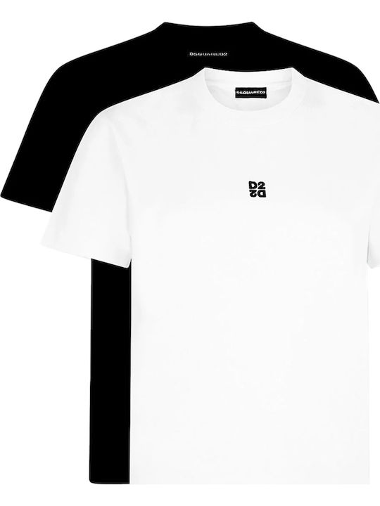 Γυναικείο T-shirt White, Black 2Pack