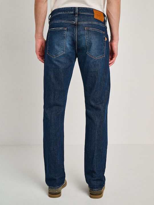 Hardy Men's Jeans Pants with Regular Fit Blue-Denim