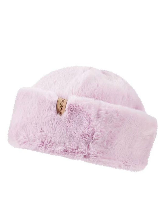 Beanie Γυναικείος Σκούφος Πλεκτός σε Μωβ χρώμα