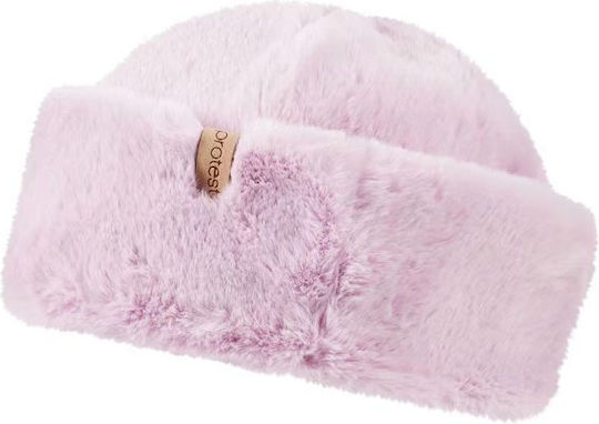 Beanie Damen Strickmütze in Lila Farbe