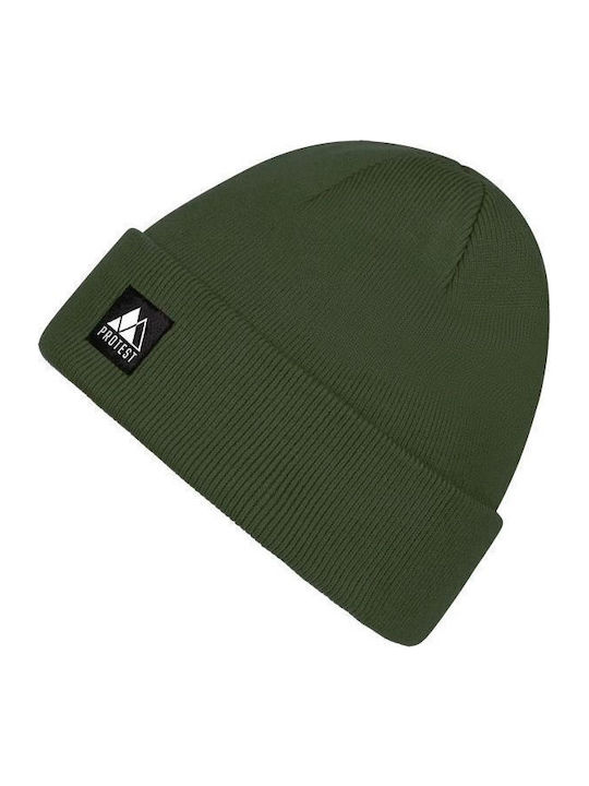 Beanie Unisex Knitted Beanie in Green Colour