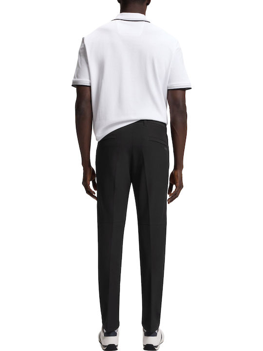 Trousers Elastic in Slim Fit Black