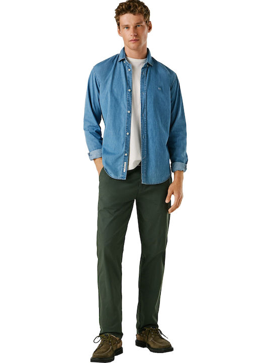 Herrenhosen Chinos in Schlank Passform Khaki
