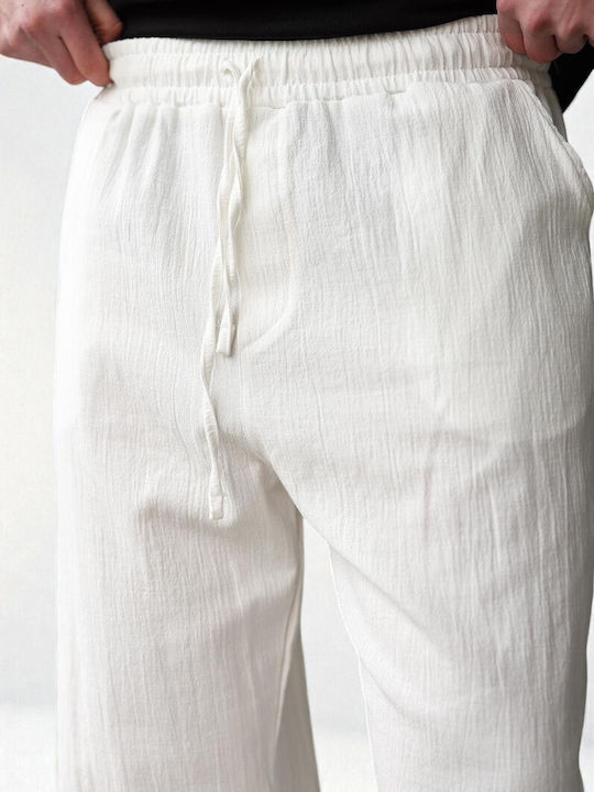Pantaloni Ecru