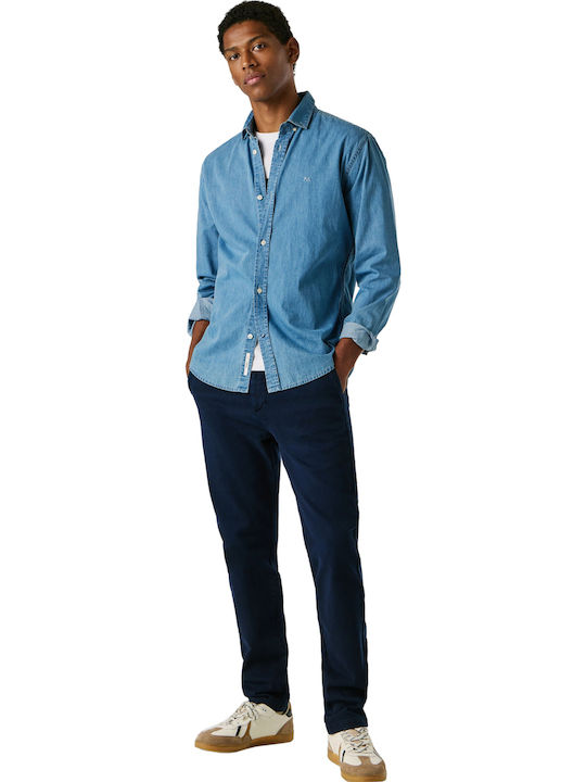 Панталон Чино В Tapered Линия Dulwich-син