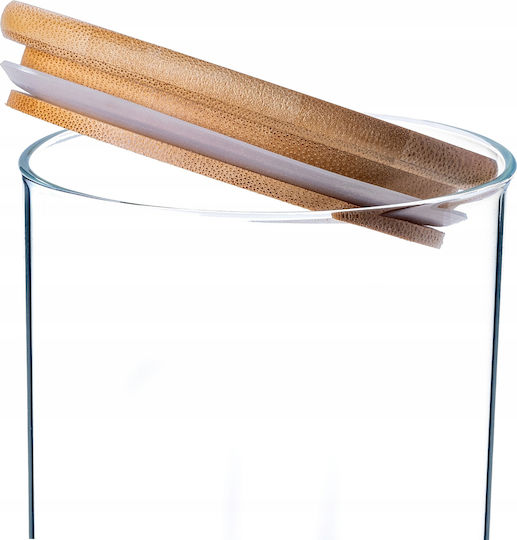 Kadax Kadax Lebensmittelgläser & Behälter Getreideglas mit Deckel Transparentes Glas 680ml
