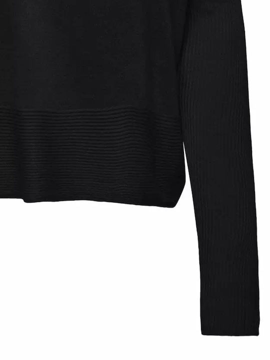 Sun Women's Long Sleeve Sweater Black